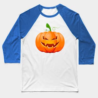 Smiling pumpkin design Baseball T-Shirt